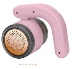 Flippy Aparat Pentru Curatat Scame, Par Si Praf, Flippy, cu LED, Pentru Diferite Tipuri De Material, Cu Lame Din Otel Inoxidabil, Compartiment de Depozitare, Maner Reglabil, 11x10.5x8.7 cm, Roz (teo-132818)