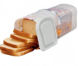 Flippy Cutie Depozitare Paine, Flippy, din Plastic, 34 x 13 cm, Pastreaza Prospetimea, Capac Alb (teo-132978)