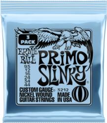  Ernie Ball Nickel Wound Primo SLINKY 9.5-44 3 Pack