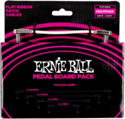 Ernie Ball FLAT RIBBON PATCH KÁBEL Multipakk White - jumbomusic