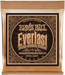  Ernie Ball Everlast Coated P. Bronze Extra Light 10-50 - jumbomusic