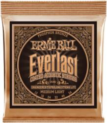  Ernie Ball Everlast Coated P. Bronze Medium Light 12-54 - 10% nyitási akció
