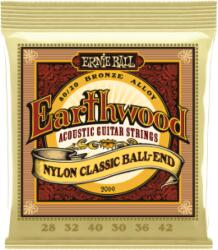  Ernie Ball Earthwood Folk Nylon Clear&Gold Ball End - jumbomusic
