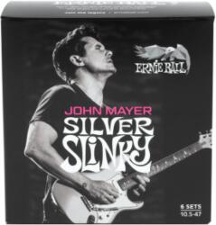  Ernie Ball John Mayer Silver Slinky Különleges 6 Szett 10.5-47