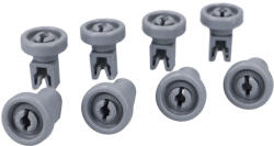 Electrolux /AEG / Zanussi 24 mm Görgő, felső kosár, szürke, (utángyártott) ELECTROLUX mosogatógép (8 db) (MEG2671)