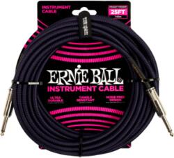 Ernie Ball ERNIE BALL SZÖVETKÁBEL FEKETE-LILA 7, 5M