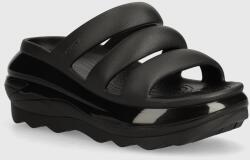 Crocs papucs Mega Crush Triple Strap fekete, női, platformos, 209842 - fekete Női 37/38