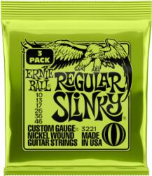  Ernie Ball Nickel Wound REGULAR SLINKY 10-46 3 Pack
