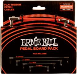 Ernie Ball FLAT RIBBON PATCH KÁBEL MULTIPAKK RED