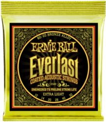  Ernie Ball Everlast Coated Bronze Extra Light 10-50