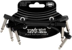 Ernie Ball Flex Patch Kábel 7, 5cm 3 Pack Black