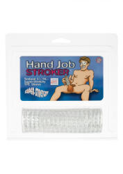 CalExotics Hand Job Stroker Clear- Férfi maszturbátor- akár meleg pároknak is tökéletes