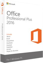 Microsoft Office Pro Plus 2016 Retail Digitális Licensz Kulcs (Microsoft fiókhoz kapcsolódik- költöztethető) (79P-05552/1)