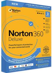 Symantec 360 Deluxe Antivirus 3 Eszköz 1 Év + 25 GB Cloud