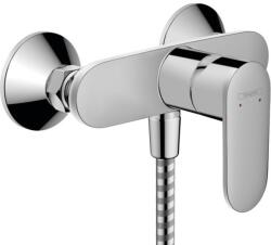 Hansgrohe Vernis Blend Króm, Egykaros Zuhanycsaptelep, Falsíkon Kívűli Szereléshez, Zuhanyszette