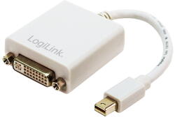 LogiLink DisplayPort adapter, mDP/M-DVI/F, 1080p, fehér, 0, 1 m