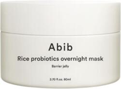 ABIB Rice Probiotics Overnight Mask Barrier Jelly Mască gel de noapte pentru față 80 ml Masca de fata