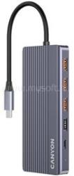 CANYON hub DS-16 13in1 4k USB-C Grey (CNS-TDS16) (CNS-TDS16)