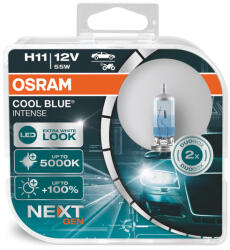 OSRAM Cool Blue Intense izzó H11 12V/55W - 2 darab OSRAM Elektronika Lámpa, fényszóró, index