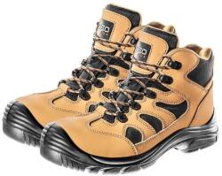 NEO TOOLS Bocanci de lucru, S3, SRC, protectie compozit, piele nabuc, marimea 42, NEO (82-123)