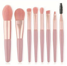 Total Pro Beauty Set 8 Pensule Machiaj Pink