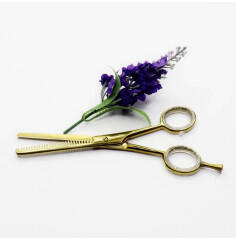 Total Pro Beauty Foarfeca de filat Gold 5.5