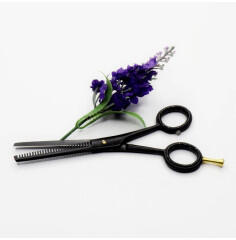 Total Pro Beauty Foarfeca de filat Black nr. 5.5 Profesionala