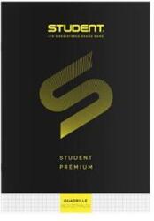 ICO Füzet, tűzött, A4, kockás, 32 lap, ICO "Student Premium", fekete (TICSFPK) - jatekotthon
