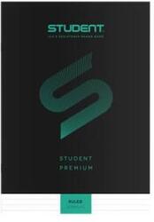 ICO Füzet, tűzött, A4, vonalas, 32 lap, ICO "Student Premium", fekete (TICSFPV) - jatekotthon