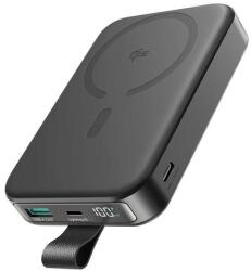 JOYROOM mágneses vezeték nélküli power bank JR-PBM11 22.5W állvánnyal (fekete) (JR-PBM11) - jatekotthon