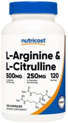 Nutricost - L-arginine L-citrulline Complex - 120 Kapszula
