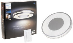 Philips Hue Bluetooth okos mennyezeti LED lámpa távirányítóval, hideg/melegfehér, 22, 5 W (Being White Ambiance) (929003055201)