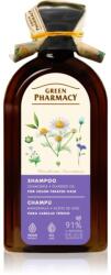 Green Pharmacy Chamomile & Linseed Oil Shampoo ápoló sampon festett hajra 350 ml
