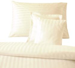 DADKA VRACOV Atlas grádl ágyneműhuzat, pezsgőszínű, csíkos, 20 mm, 140×200 + 70×90 cm