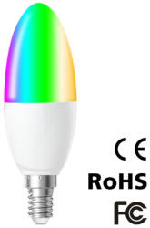 SmartWise Wi-Fi + eWeLink-Remote okosizzó 5W (E14) - okosabbotthon