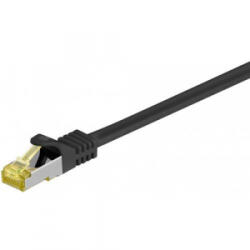 CAT 6A S/FTP patch kábel 3m fekete (91617) (91617)