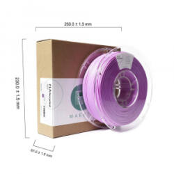 Maertz PLA Recycled nyomtatószál újrahasznosított anyagból 1.75mm, 1kg lila (PMMA-1013-006)