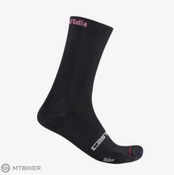 Castelli GIRO DITALIA 18-as zokni, fekete (2XL)