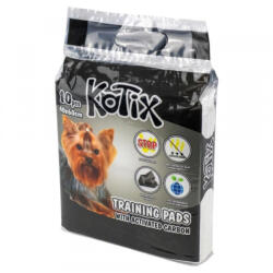 Kotix Set 10 covorase absorbante igienice pentru caini Kotix, cu carbon activ, 40 x 60 cm