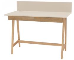 Ragaba Bézs színű lakkozott munkaasztal RAGABA LUKA 110 x 50 cm (NRGB_WDLUK34_DRAW)