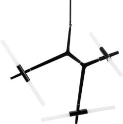 King Home Candelabr 6 Függőlámpa Alumínium Fekete Faág-inspirált (KHM-XCP8053-6-BLACK) - prodis