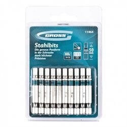 GROSS TORX 25x50mm 10db professional bit S2 acél (11471) - aqua