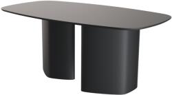 Ragaba Fekete lakkozott étkezőasztal RAGABA LEUKO 180 x 100 cm (RGBCELL22_BLACK)