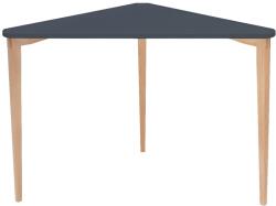 Ragaba Sötétszürke, lakkozott sarokasztal RAGABA NAJA 114 x 61 cm (RGB_NCD3)