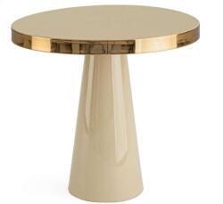 Bizzotto NANDIKA bézs acél lerakóasztal (BZ-0746723)