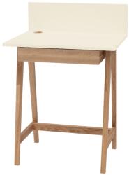 Ragaba Krémfehér lakkozott munkaasztal RAGABA LUKA 65 x 50 cm (NRGB_WDLUK12_DRAW)