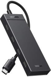 UGREEN CM806 porturi USB Type-C: USB Type-C 3.2 x 4, conectare prin USB Type-C, lungime 0.5 m, negru (35584) - vexio
