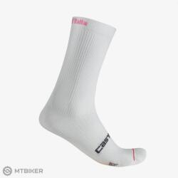 Castelli GIRO DITALIA 18-as zokni, fehér (2XL)