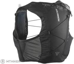 Salomon ACTIVE SKIN 4 SET mellény, fekete/metál (S)