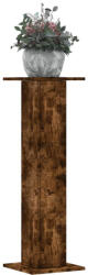 vidaXL 2 db füstös tölgy szerelt fa növénytartó állvány 30x30x95 cm (VD3307877)
